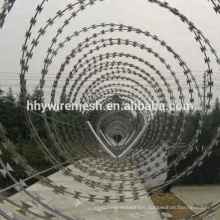 galvanized concertina razor wire BTO22 barb razor wire sharp concertina wire